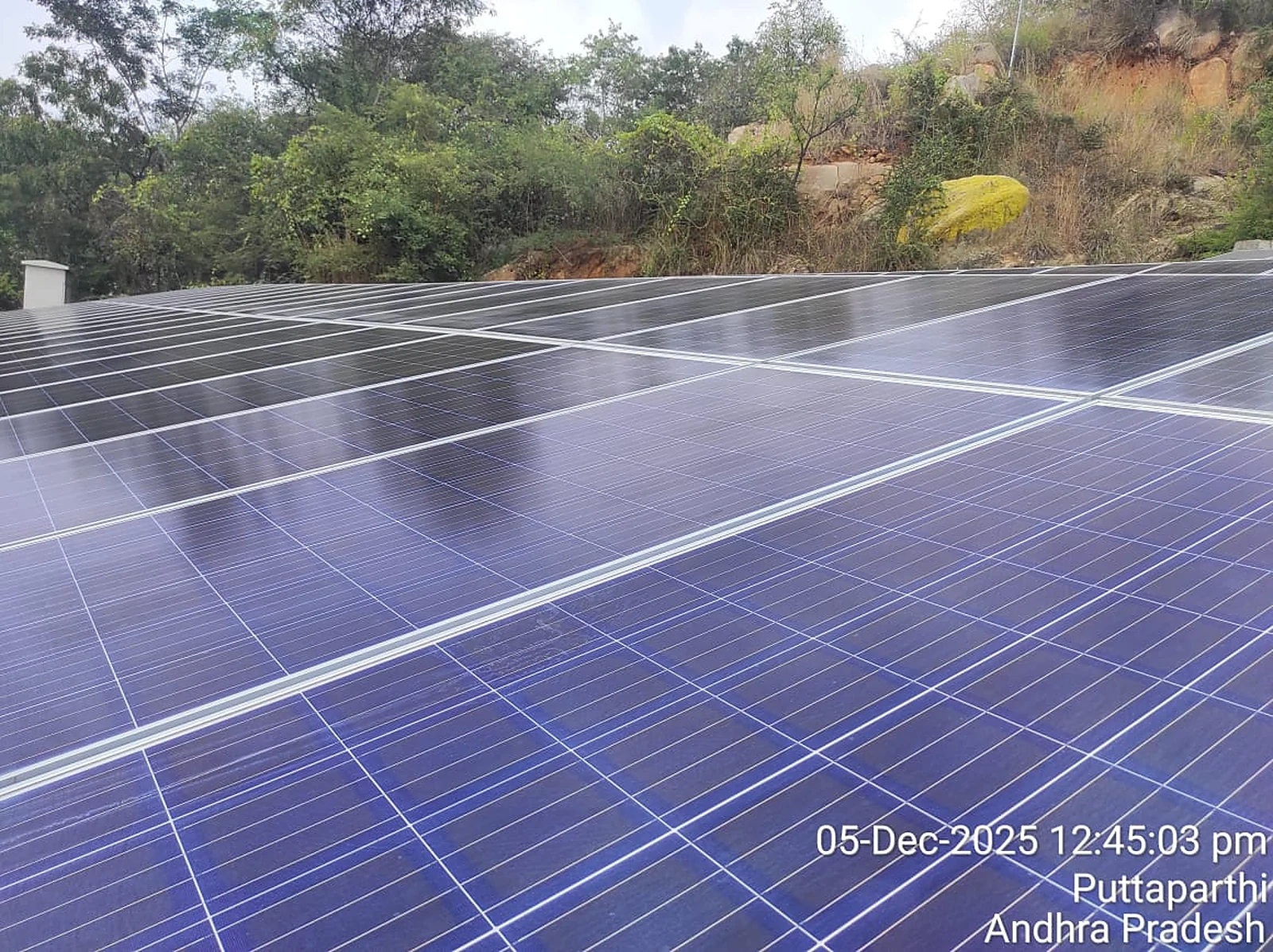 Solar power plant maintenance